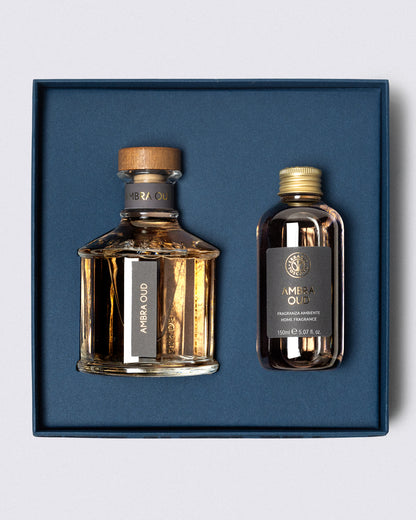 IDEA REGALO PROFUMATORE AMBIENTE E RICARICA AMBRA OUD